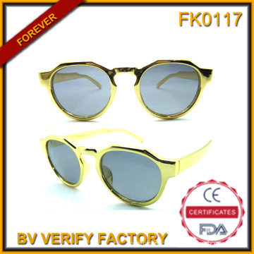 Fk0117 круглые золотые очки для малыша